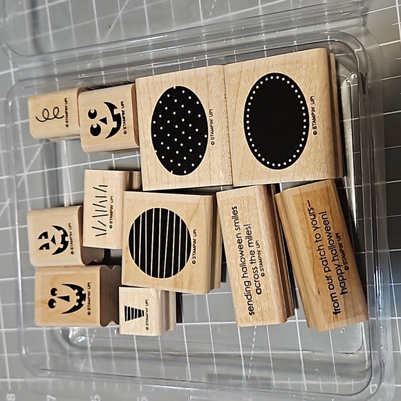 Pumpkin Patch rubber stamp set - Picture 1 of 3